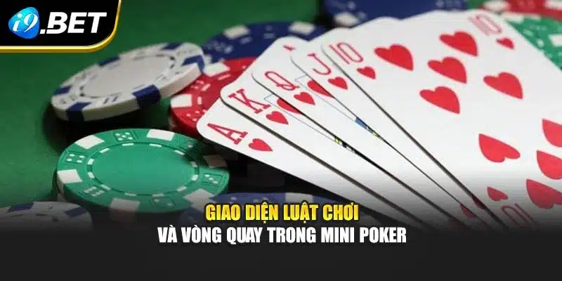 Mini Poker i9Bet – Luật Chơi Dễ Hiểu Và Mẹo Chiến Thắng 2 Giao diện luật chơi và vòng quay trong mini poker